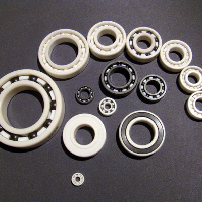 6005 CE ZrO2 Ceramic Ball Bearing with PEEK Cage 25x47x12mm for High-Temperature Applications