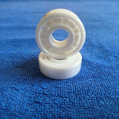 6201 PTFE kafesli tam zirkonya seramik rulman 12 mm iç çapı 32 mm dış çapı 10 mm genişliği