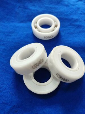 6004 6005 Tam Seramik Bilyalı Rulman, ZrO2 Halkalar ve Bilyalar, PTFE Kafes ve Keçeler, P6/P5 Hassasiyet Sınıfı